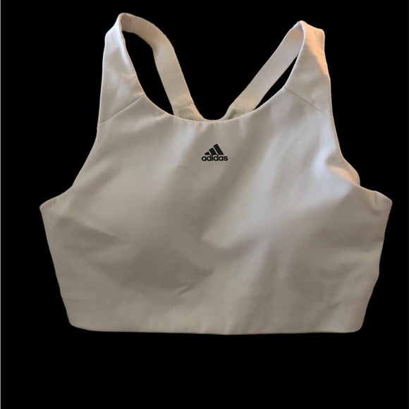 Adidas alpha sports bra medium support M white - Picture 4 of 7